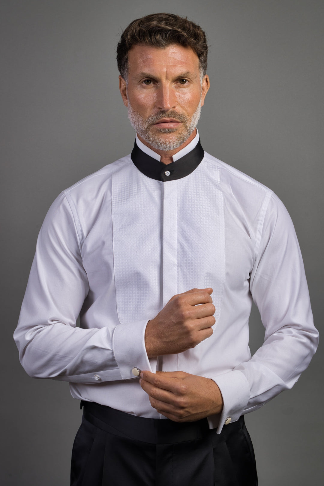 White Tuxedo Shirt