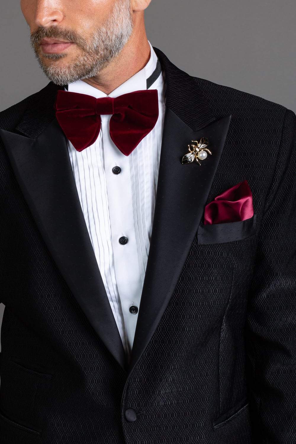 Maroon Pocket Square