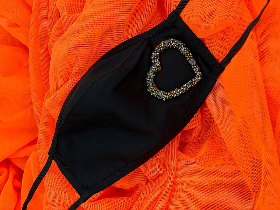 Black Hand Embellished Mask