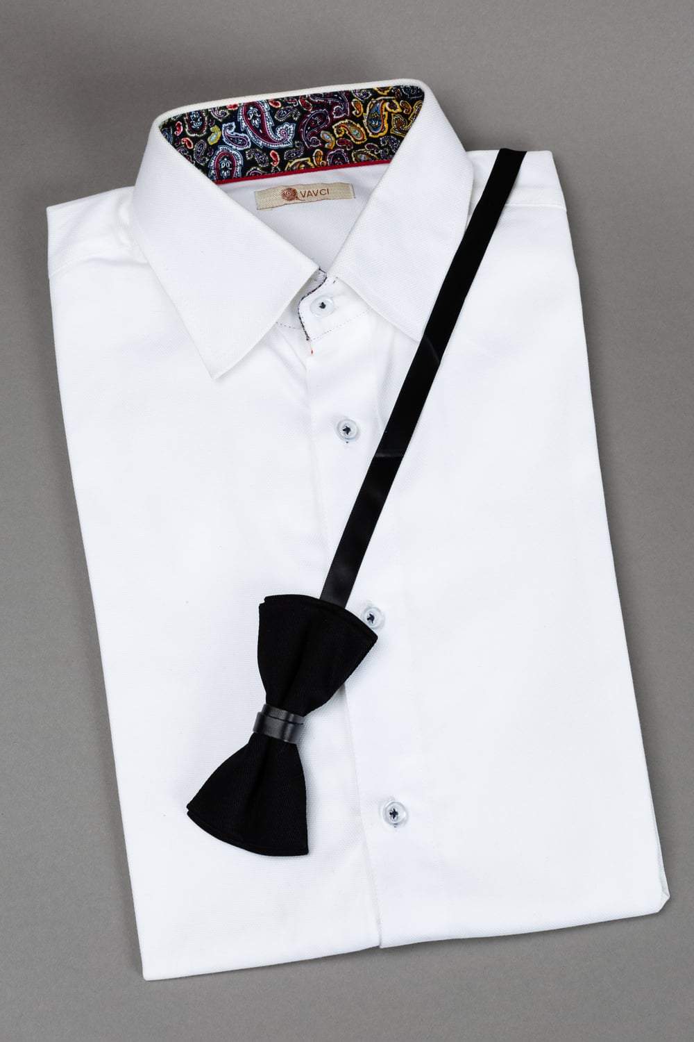 Black Pre-Tied Bow Tie