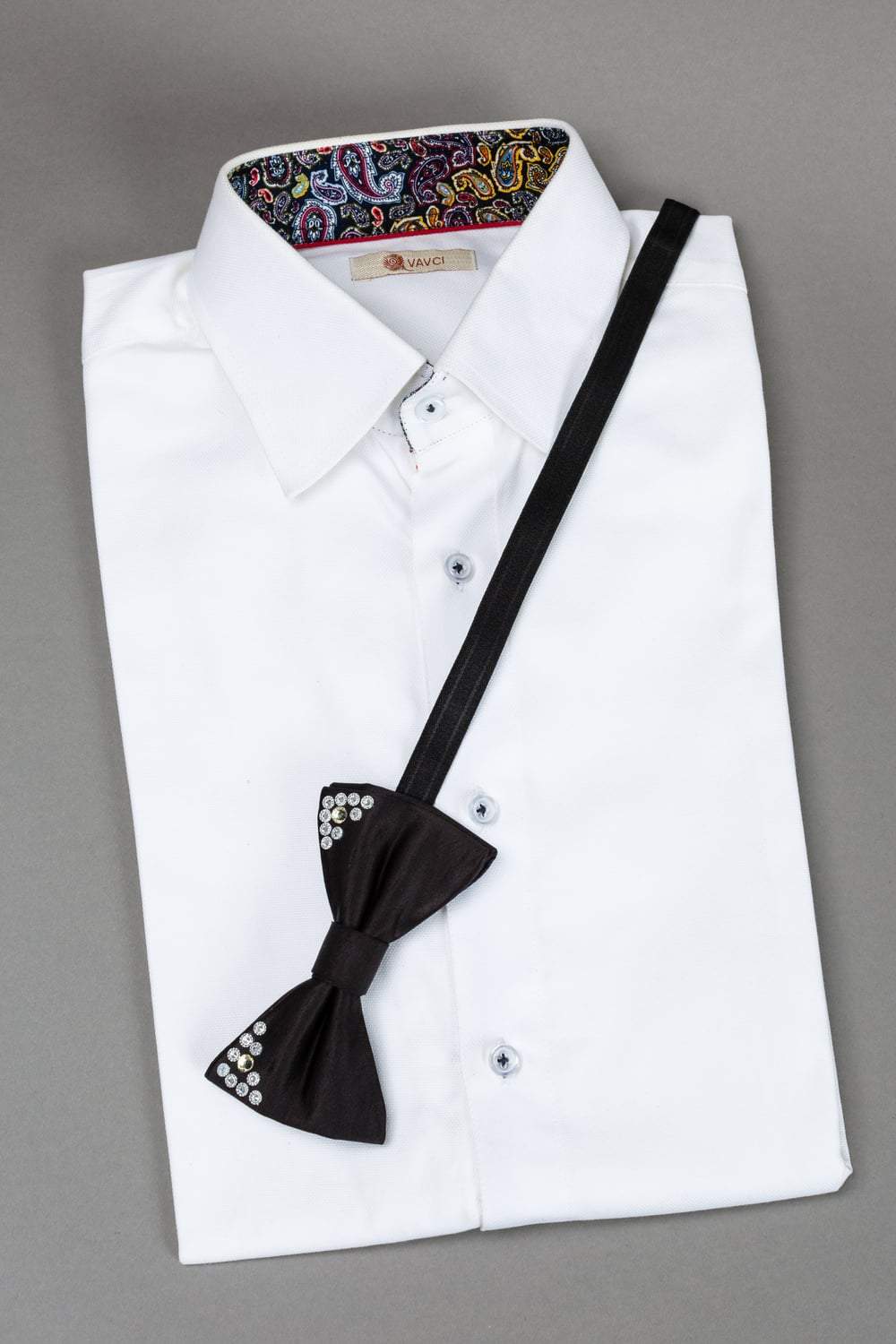 Black Pre-Tied Bow Tie