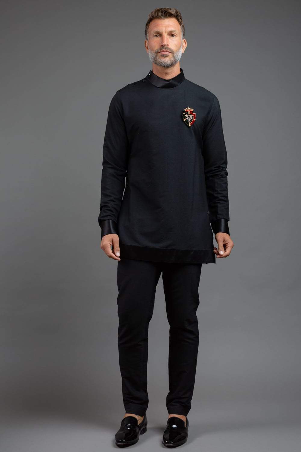 Black Short Kurta