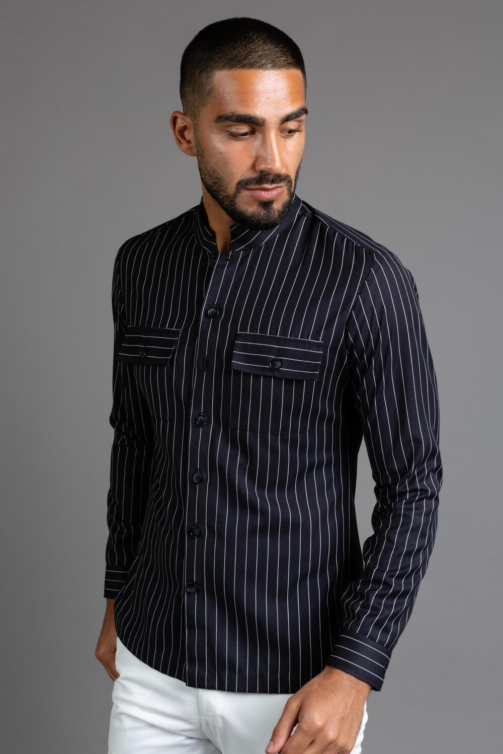 Black Stripe Shirt