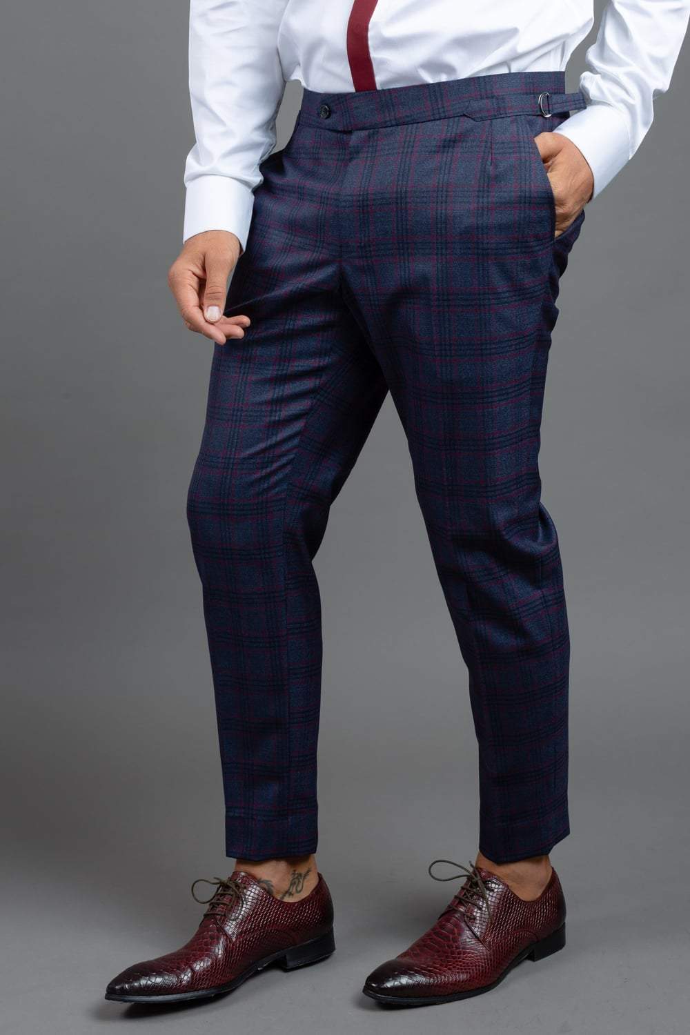 Blue Checks Trouser