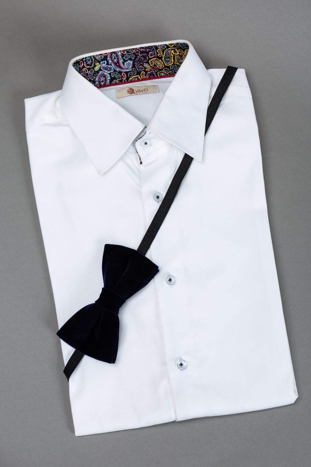 Blue Velvet Pre-Tied Bow Tie