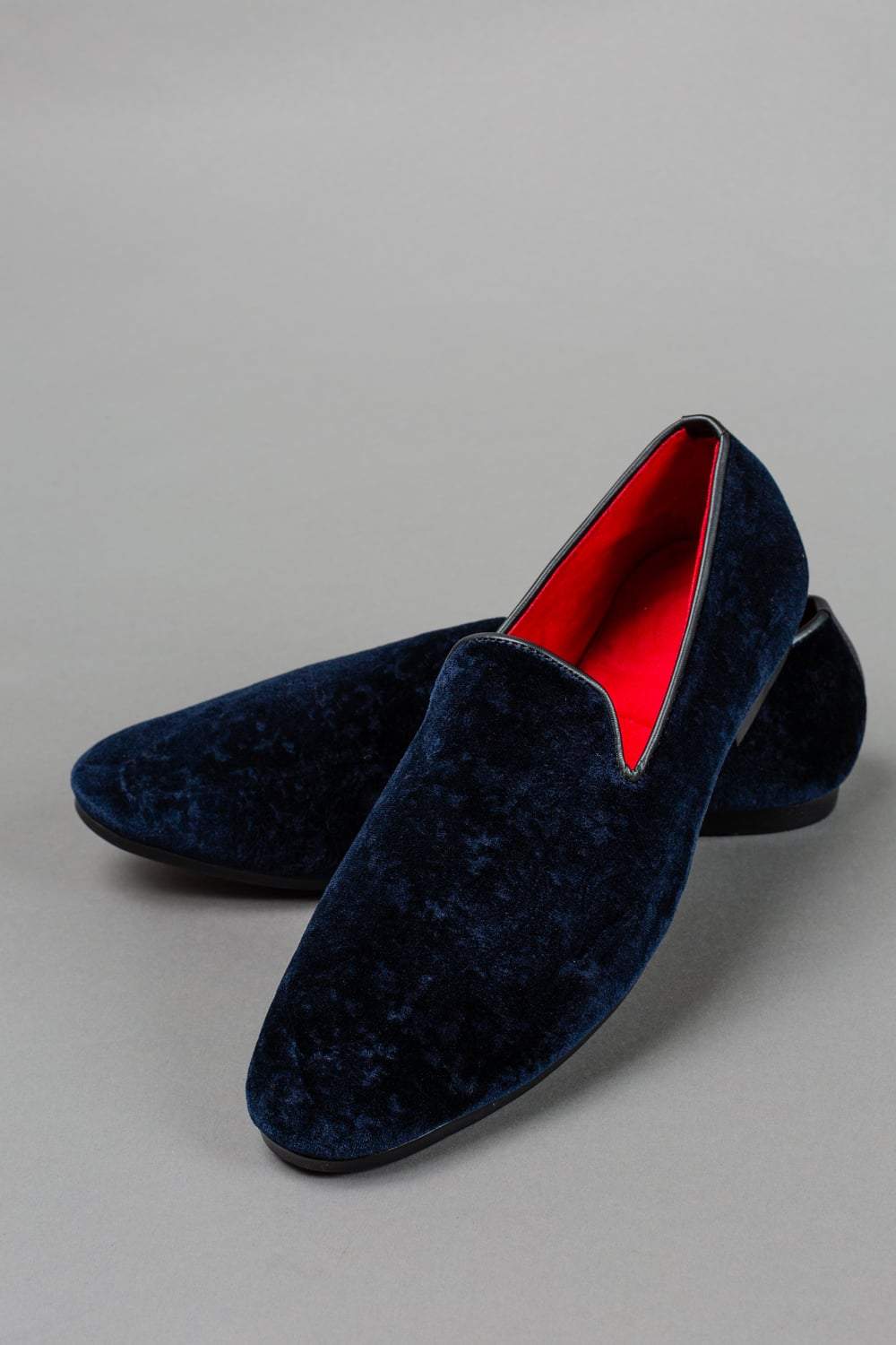 Blue Velvet Shoe