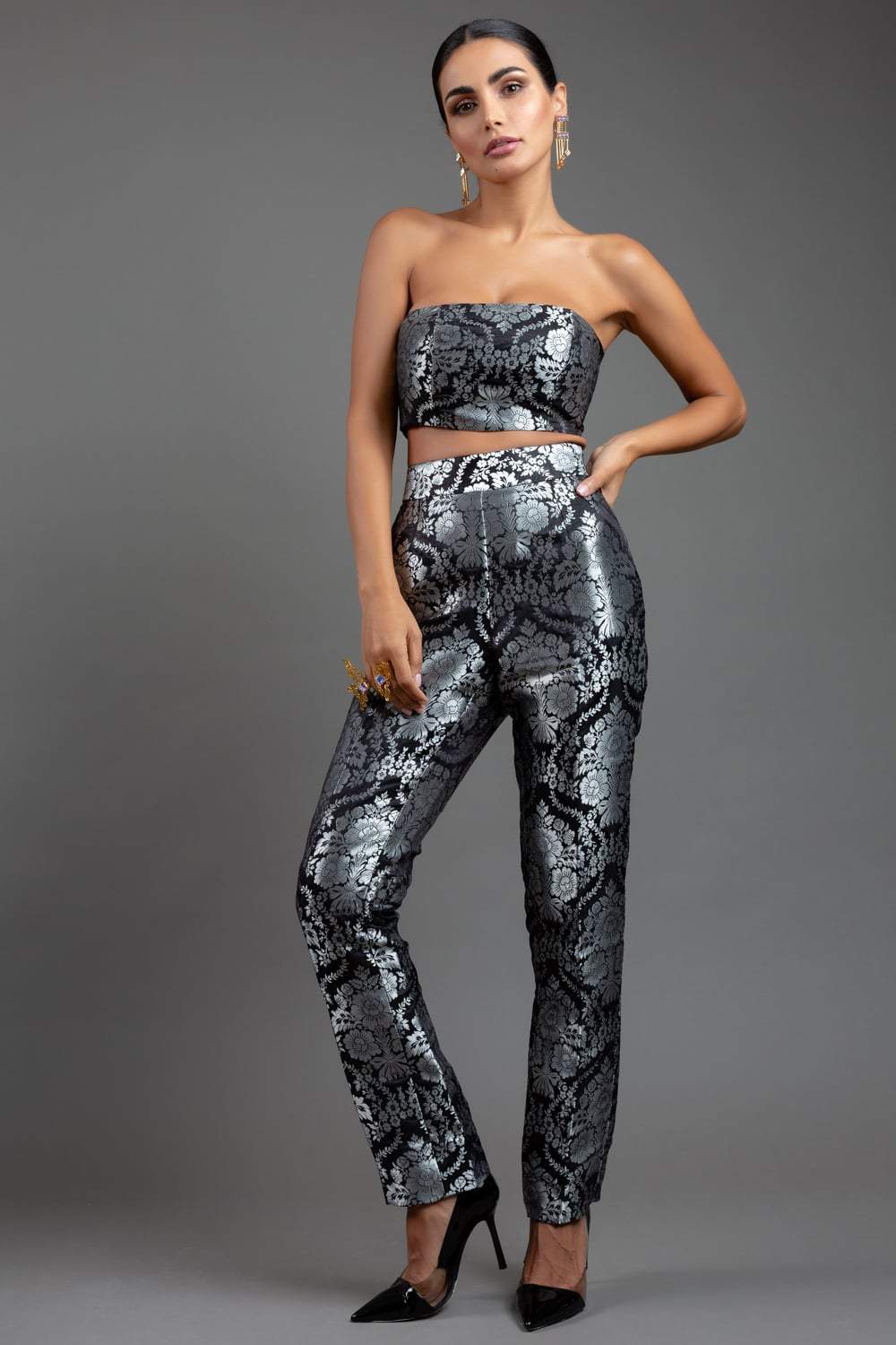 dash and dot - Brocade Pant