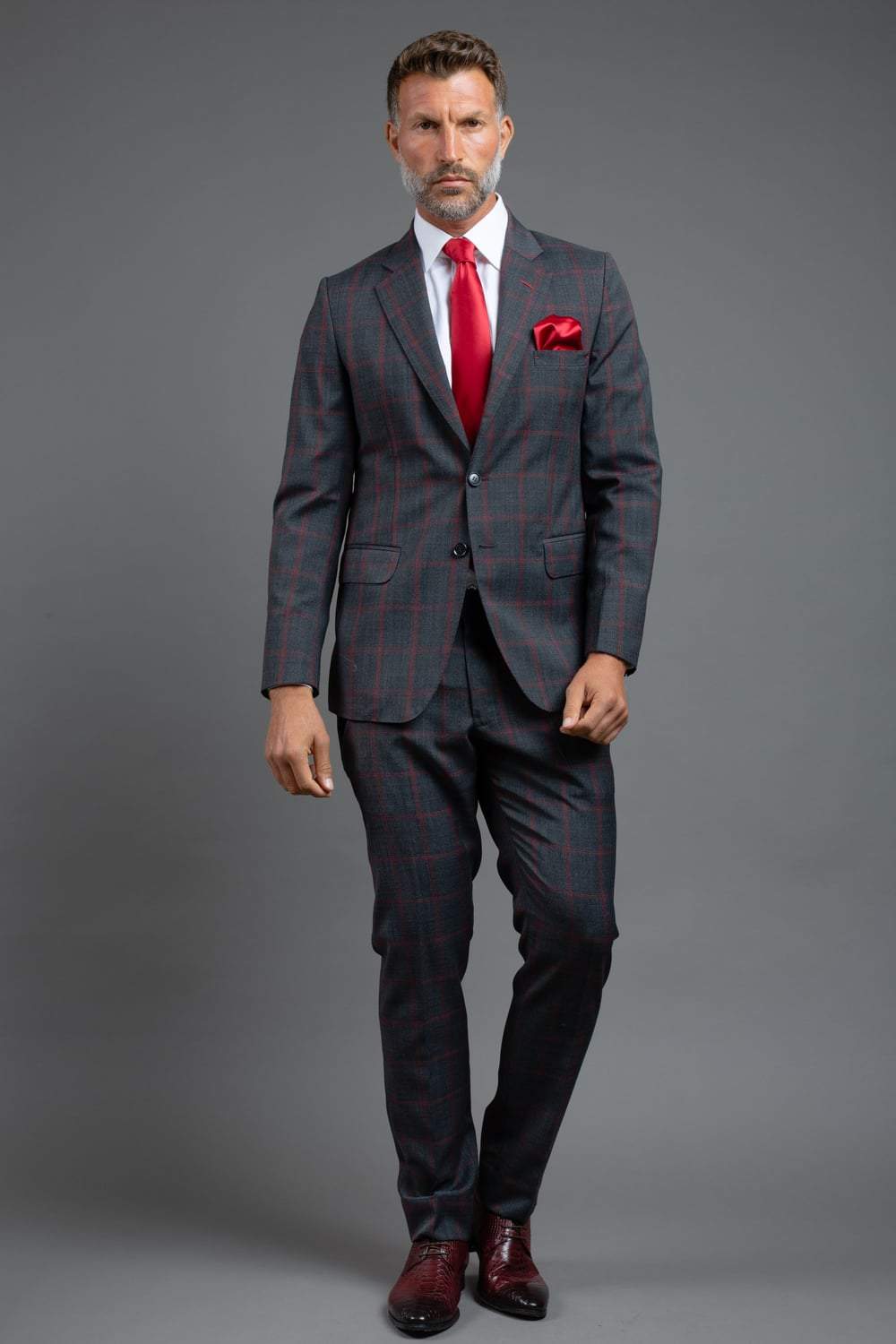 Charcoal Grey Suit VAVCI Charcoal Grey Suit VAVCI