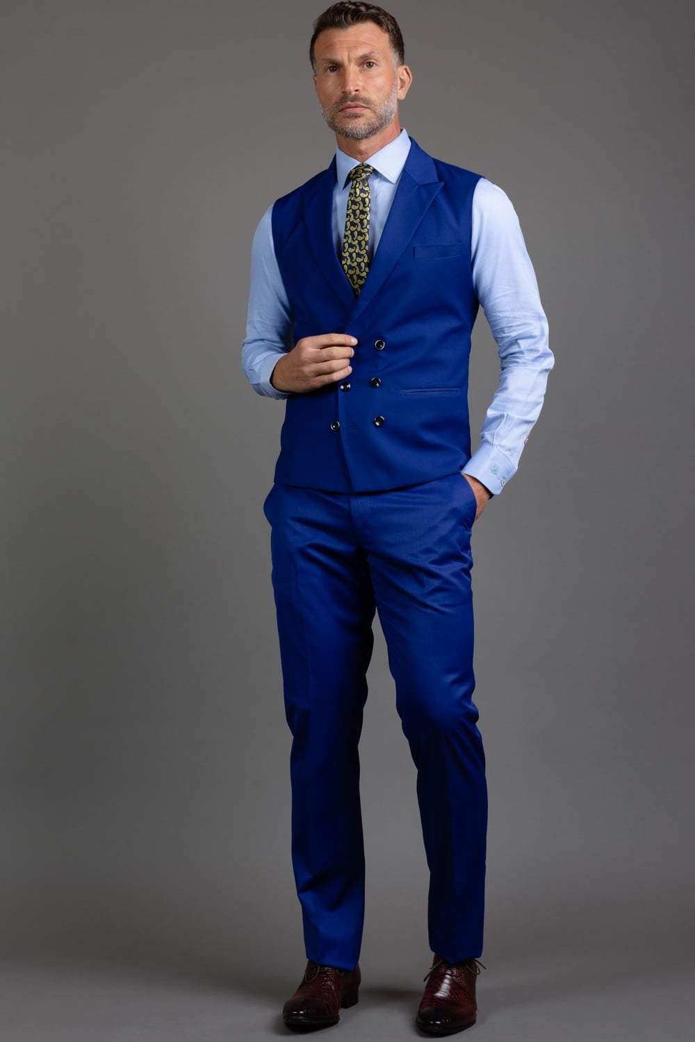 Double Breasted Waist Coat