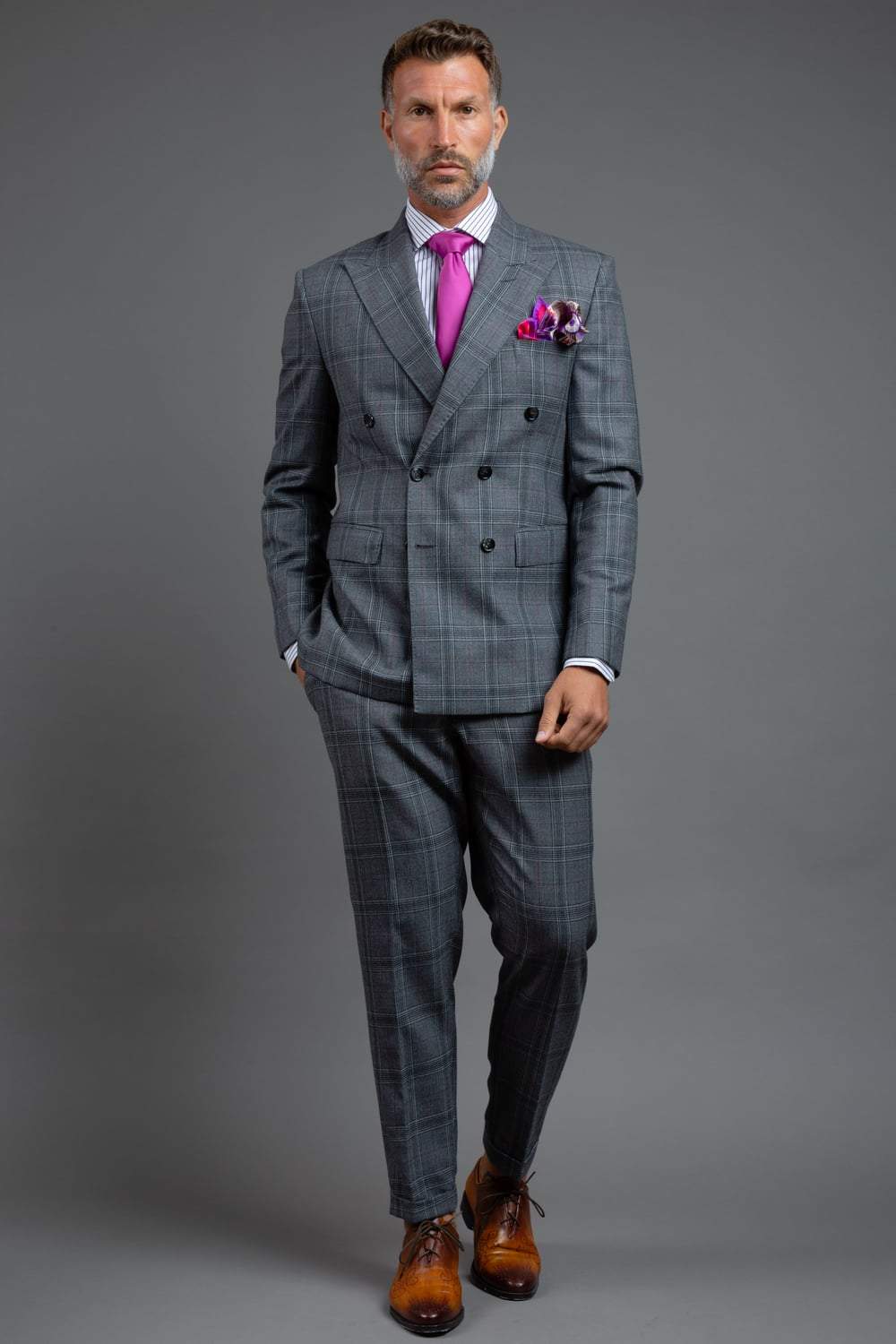 Grey Check BespokeSuit