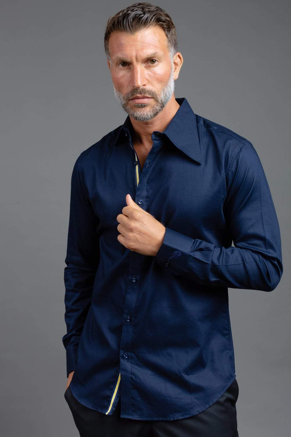 Navy Blue Shirt