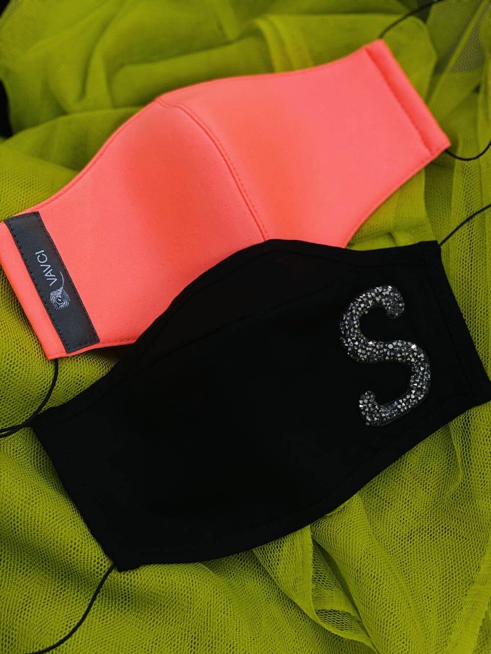 Neon Orange Neoprene Mask