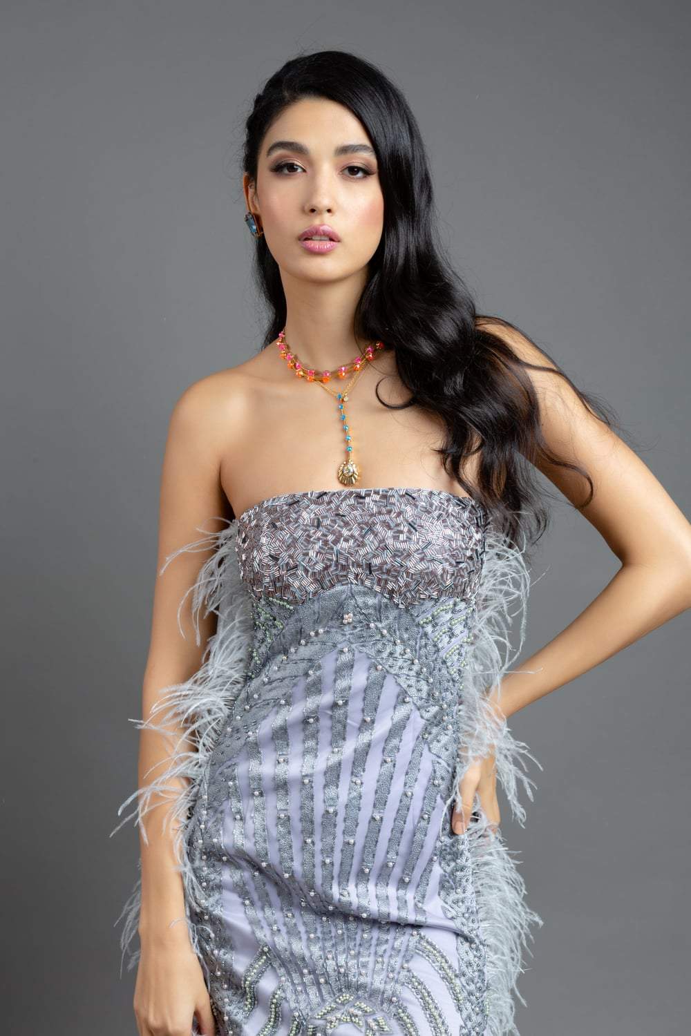 The Silver Bedazzled Gown