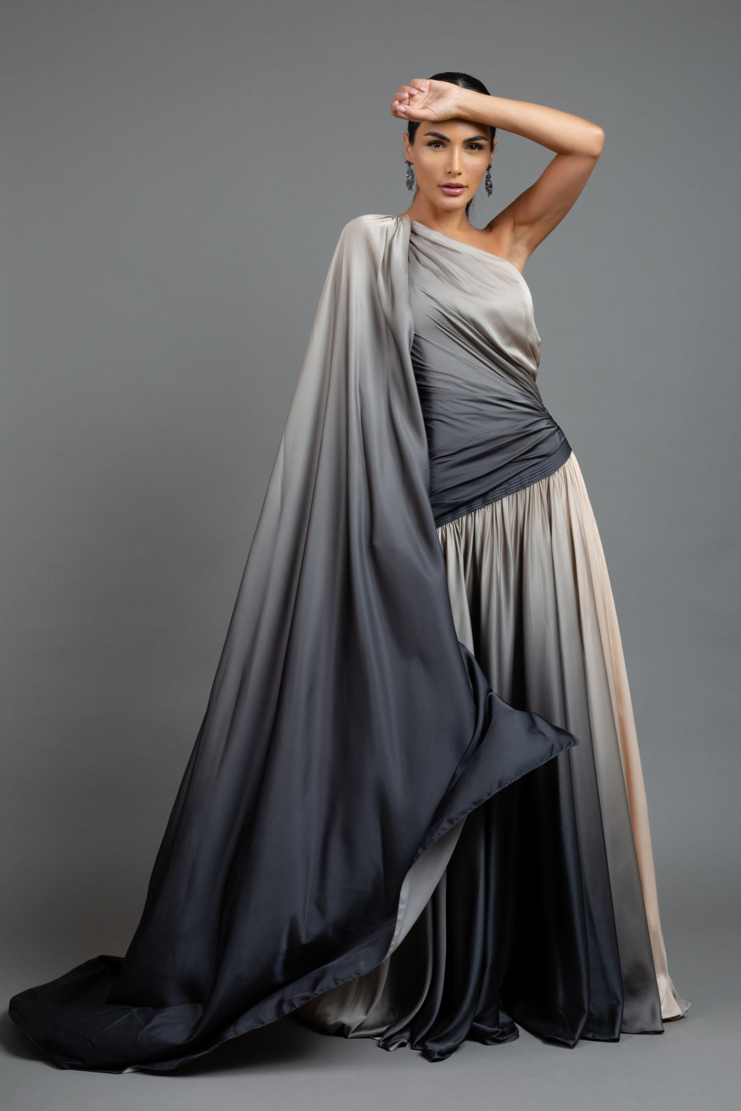 SHADED GATHER GOWN