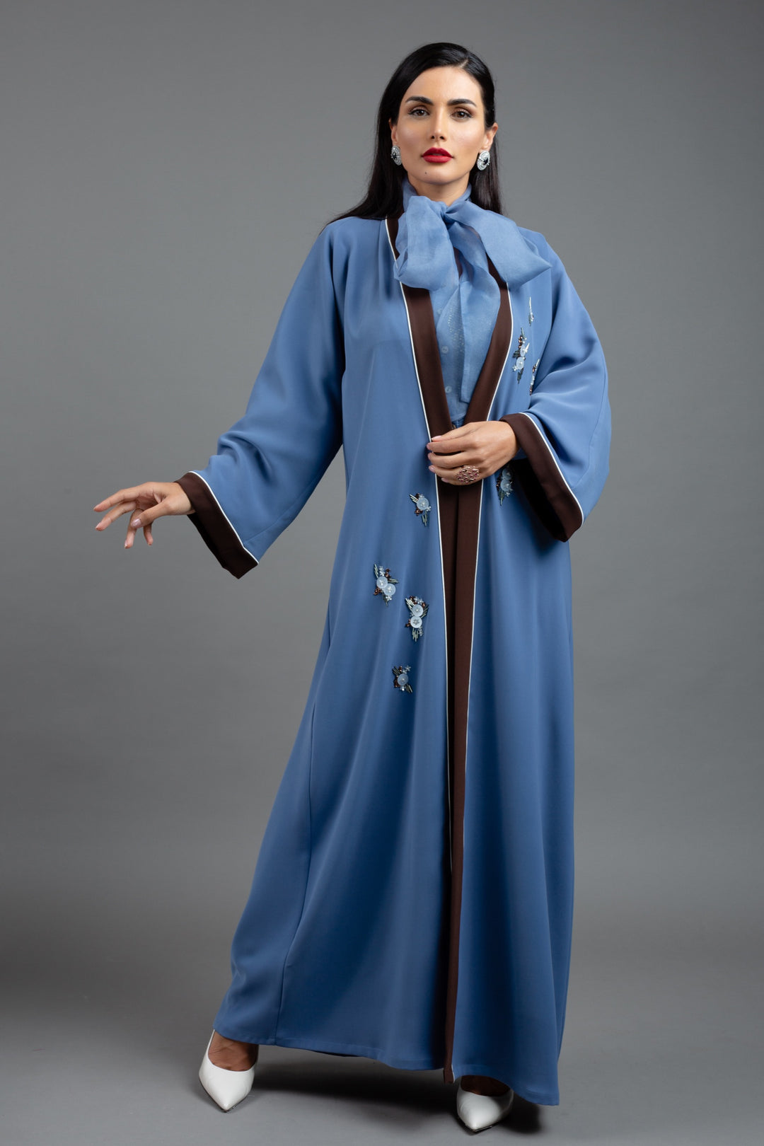 LIGHT BLUE ABAYA