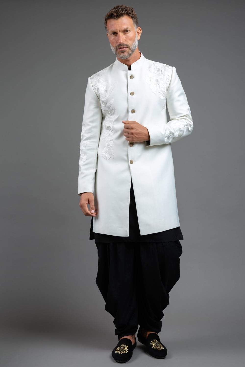 White Indowestern