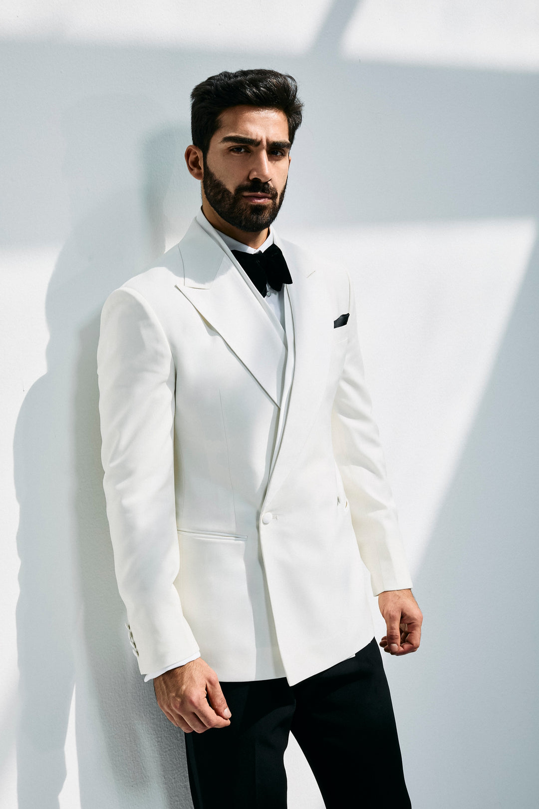 Black tuxedo trouser