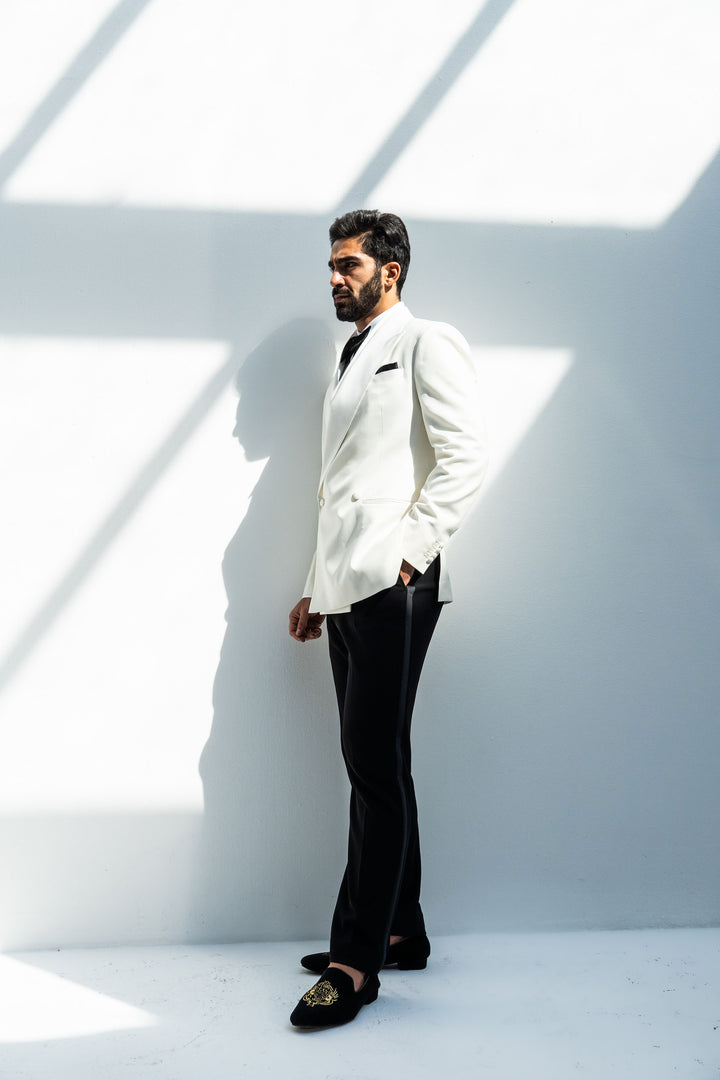 Black tuxedo trouser