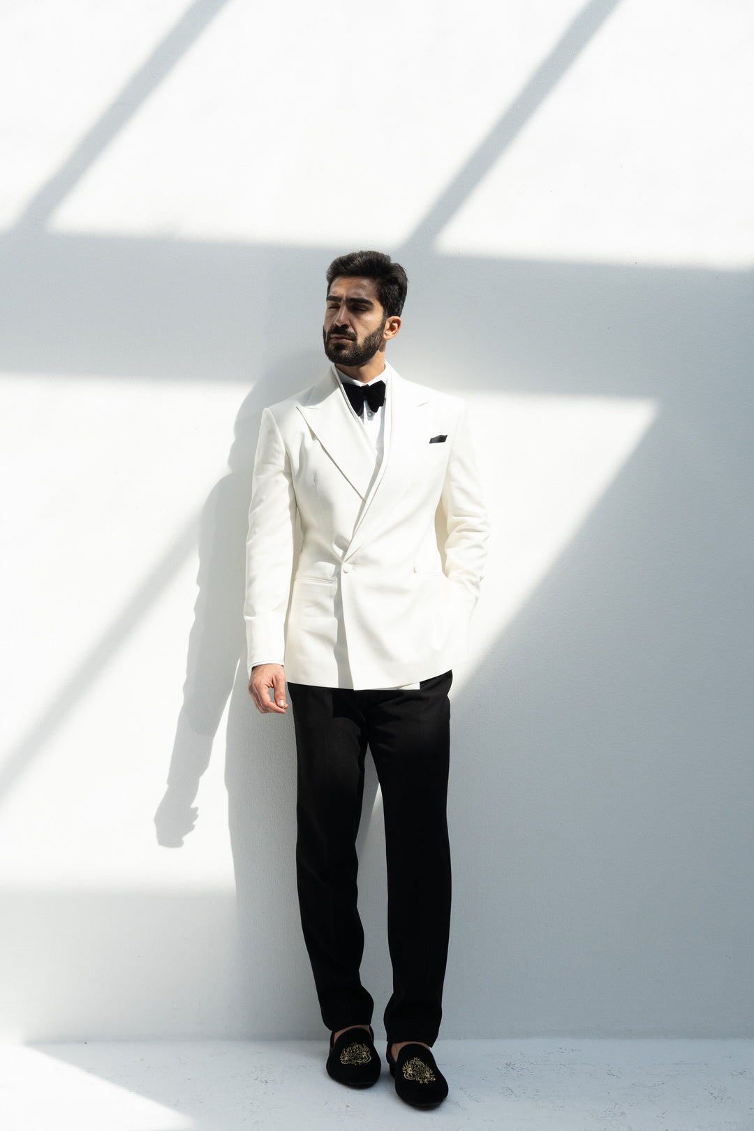 Black tuxedo trouser