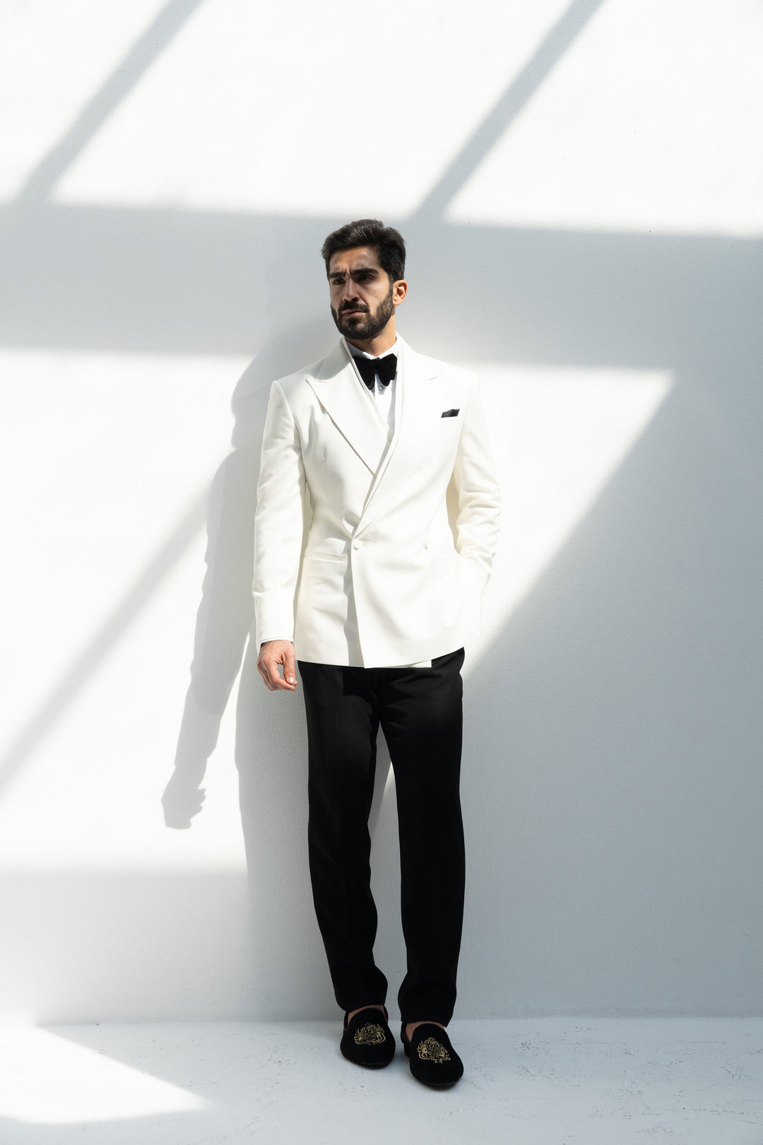 Black tuxedo trouser