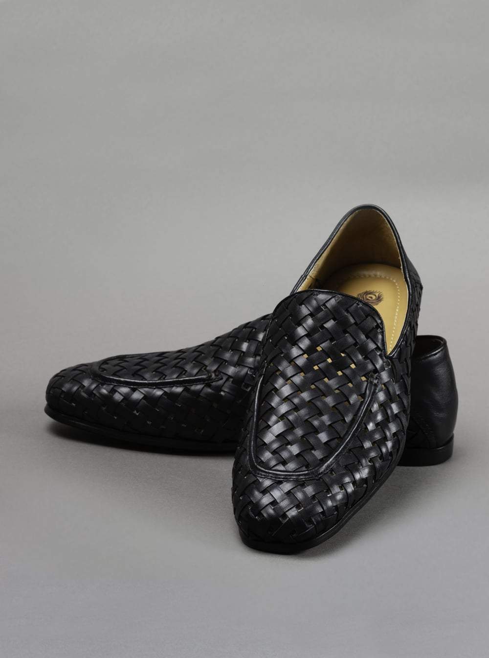 Black Woven Shoes