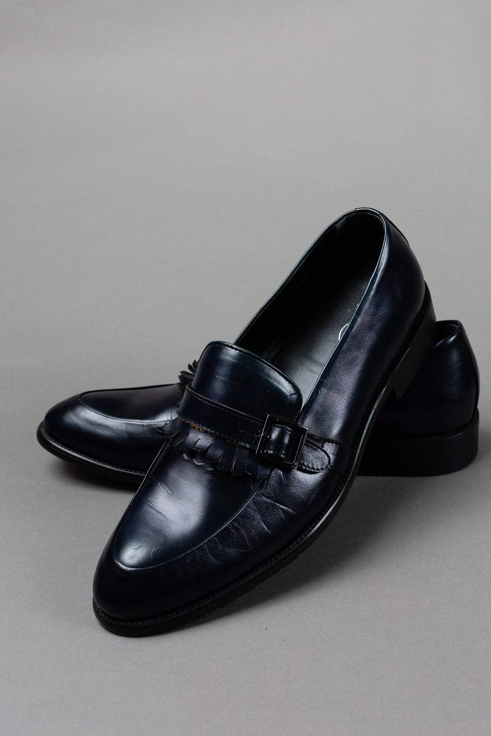 Blue Loafer Shoe