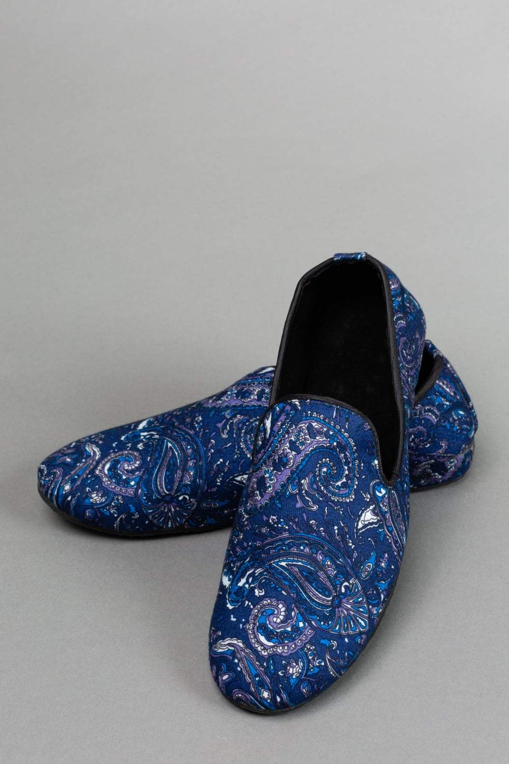 Blue Printed Shoe