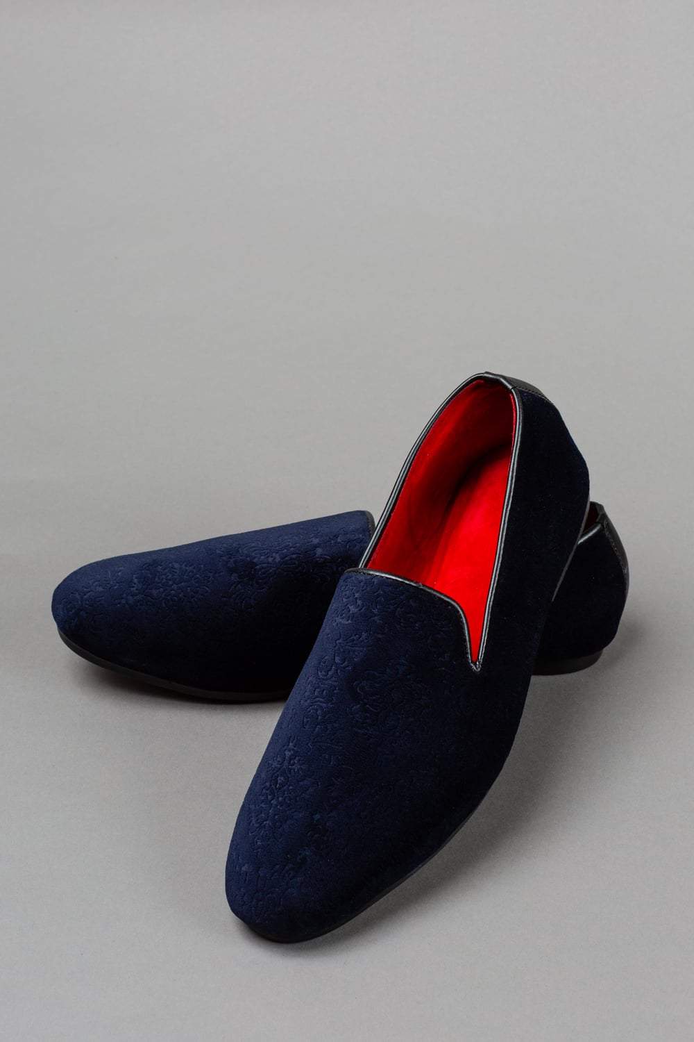 Blue Velvet Shoe