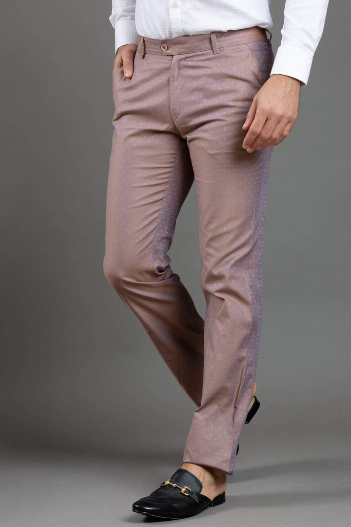 Champagne Printed Trouser