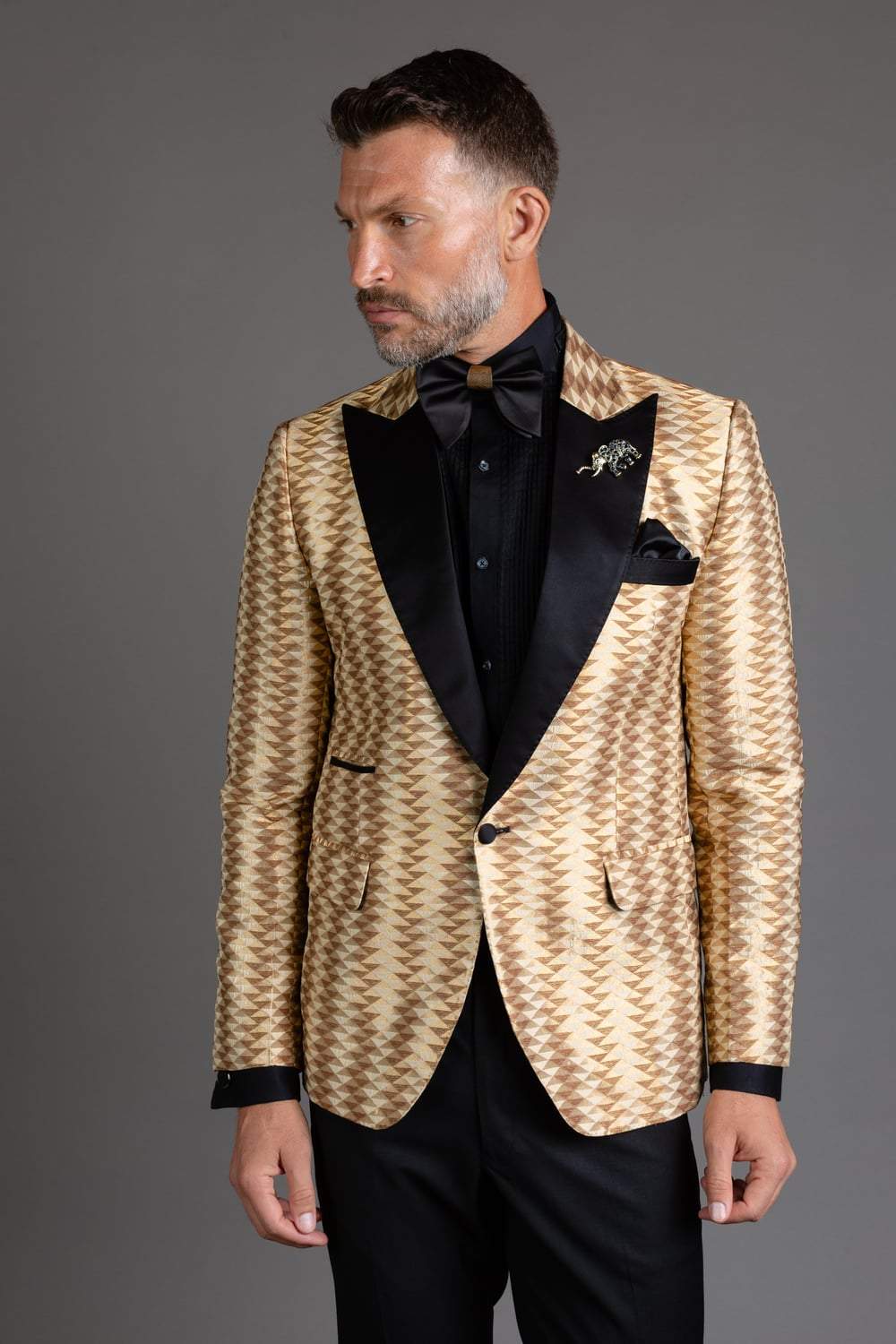 Gold Brocade Tuxedo
