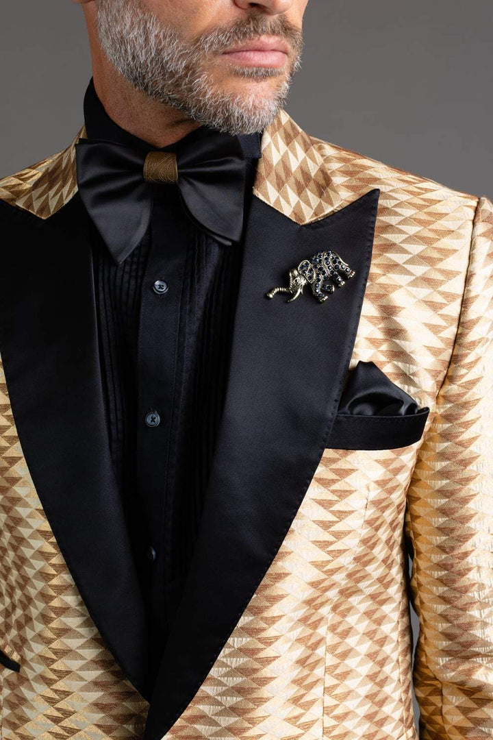 Gold Brocade Tuxedo