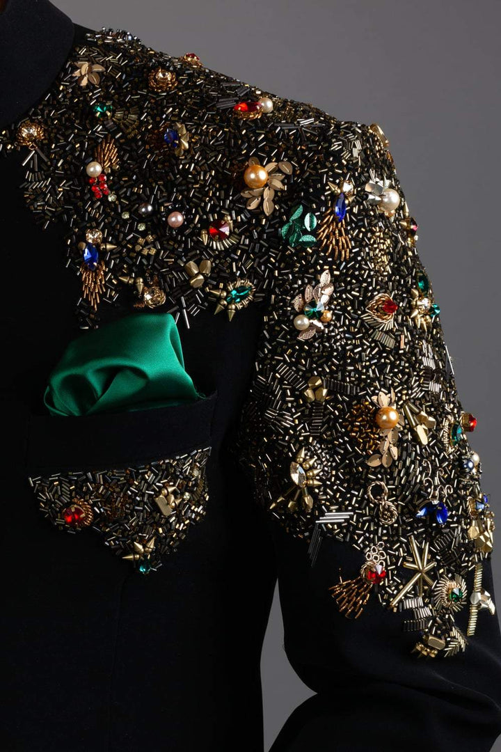 Hand Embellished Jacket-NYFW Collection