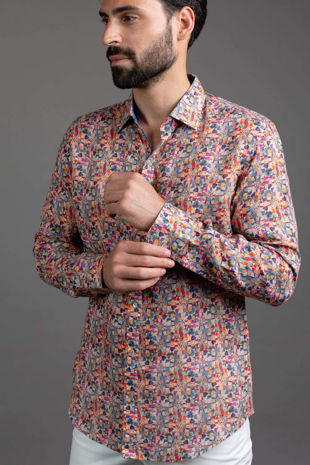 Linen Printed Shirt