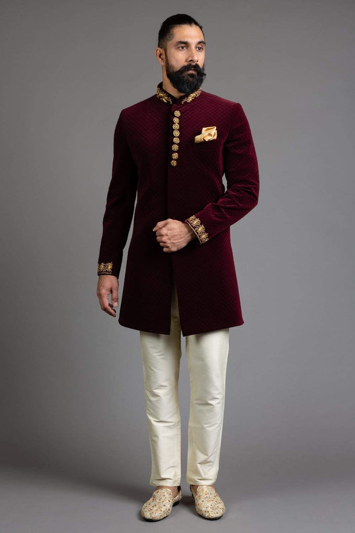 Maroon Indowestern