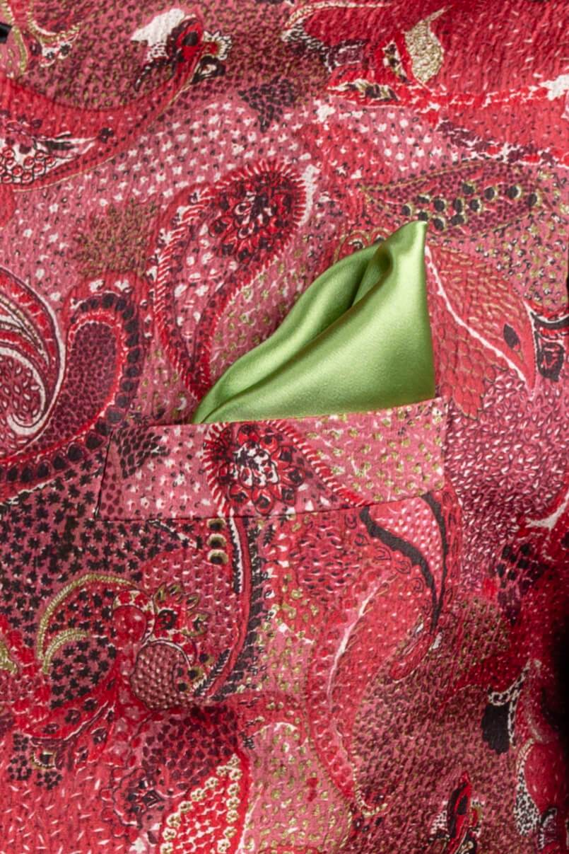 Paisley top nehru jacket