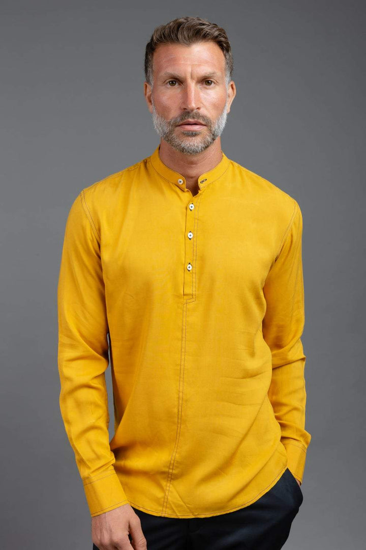 Mustard Kurta Shirt