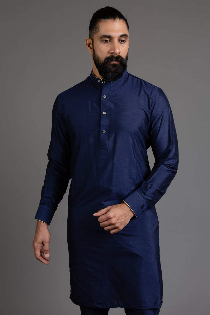 Navy Blue Kurta