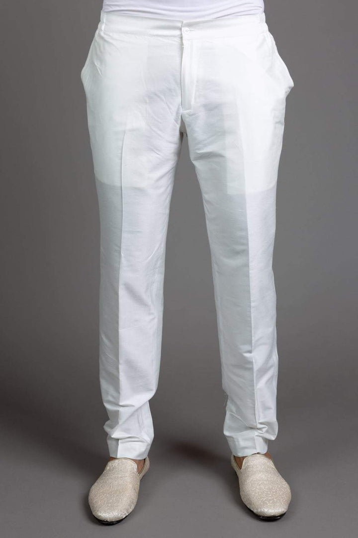 Off White Straight Trouser